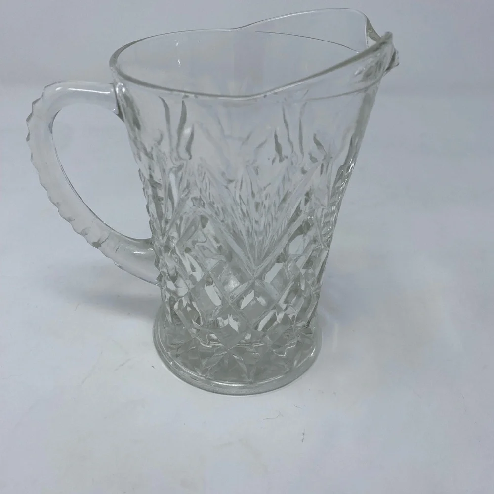 Vintage Glass Cream Pitcher